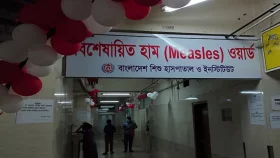 হাম উপসর্গে ২৪ ঘণ্টায় ৫ মৃত্যু