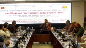 ভূমিকম্প মোকাবিলায় অংশীজনের অংশগ্রহণে ফায়ার সার্ভিসের সভা 