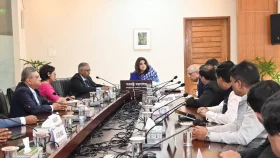 পররাষ্ট্র প্রতিমন্ত্রীর সঙ্গে ভারতীয় ব্যবসায়ী প্রতিনিধিদলের সাক্ষাৎ