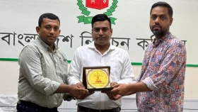 নয়া দিল্লিতে প্রেস মিনিস্টার হওয়া সাইদুর রহমানকে আরএফইডি’র সম্মাননা