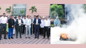 অগ্নিনিরাপত্তার কর্মকর্তা-কর্মচারীদের আরও দক্ষ হওয়ার আহ্বান বেবিচক চেয়ারম্যানের 
