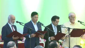 শপথ নিলেন নতুন চার মন্ত্রী