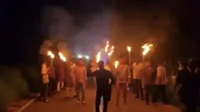 ভাঙ্গায় নিষিদ্ধ ছাত্রলীগের মশাল মিছিল