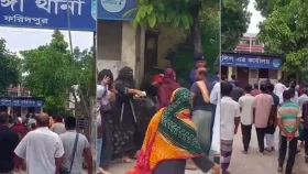 এক নারীকে স্ত্রী দাবি করে থানায় দুই ভাইয়ের মারামারি-তুলকালাম, ভিডিও ভাইরাল