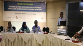 জলবায়ু পরিবর্তনে মানবাধিকার লঙ্ঘন ঠেকাতে রোডম্যাপ চায় নাগরিক সমাজ