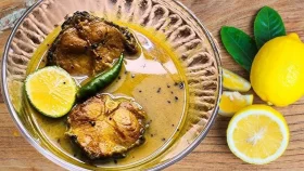 টক-ঝাল স্বাদের লেবু-সরিষায় রুই মাছ