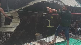 বাসাবোতে তুলার গোডাউনে আগুন