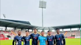যুক্তরাষ্ট্র বংশোদ্ভূত ৬ ফুট ৪ ইঞ্চির সাইফকে স্বাগত জানালেন জামাল ভূঁইয়া