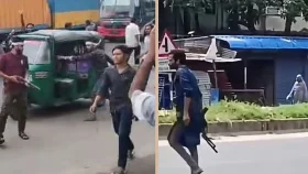 বিএনপির দুই গ্রুপের সংঘর্ষে অস্ত্র হাতে ভাইরাল ২ যুবকের পরিচয় মিললো