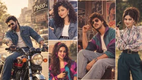 &lsquo;রেট্রো নস্টালজিয়ায়&rsquo; সয়লাব সোশ্যাল মিডিয়া: সবার ৮০র দশকের লুক কেন