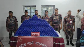 মিয়ানমার থেকে বাংলাদেশে আসার পথে ইয়াবার বড় চালান আটক