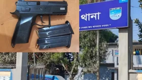 মসজিদে পাওয়া অস্ত্র থানায় নিয়ে গেলেন মুয়াজ্জিন, পুলিশ জানালো লুট হয়েছিল