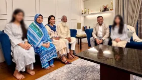অভিনেত্রী বাঁধনের বাসায় পররাষ্ট্র প্রতিমন্ত্রী
