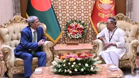 রাষ্ট্রপতির সঙ্গে সাইফুল হকের সৌজন্য সাক্ষাৎ