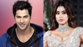 বরুণ-জাহ্নবীকে চমকে দিতে ‘কফি কাউচে’ কে এলেন
