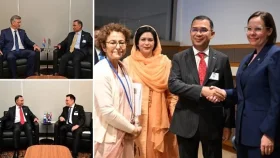 বিশ্বের বিভিন্ন দেশের নেতাদের সঙ্গে প্রধানমন্ত্রীর সাইডলাইন বৈঠক