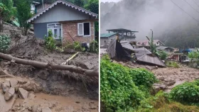 সিকিমে ভারী বৃষ্টিতে ভূমিধস, পরিস্থিতি ‘গুরুতর’