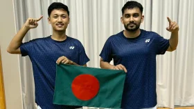 কাজাখস্তানকে হারিয়ে শেষ ষোলোতে বাংলাদেশ 
