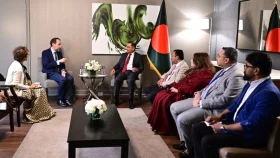 প্রধানমন্ত্রীর সঙ্গে ইন্টারন্যাশনাল পিস ইনস্টিটিউটের প্রেসিডেন্টের বৈঠক