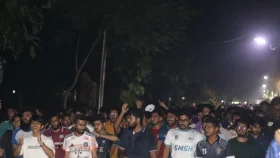 মধ্যরাতে বিক্ষোভে উত্তাল চট্টগ্রাম প্রকৌশল বিশ্ববিদ্যালয়