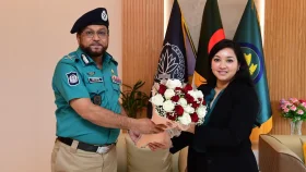 ডিএমপি কমিশনারের সঙ্গে মার্কিন দূতাবাসের প্রতিনিধি দলের সৌজন্য সাক্ষাৎ