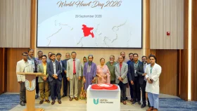 ‘বিশ্ব হার্ট দিবস’ উপলক্ষে ইউনাইটেড হসপিটালের মাসব্যাপী আয়োজন