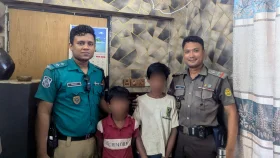 বগুড়া থেকে নিখোঁজ দুই শিশু ঢাকায় উদ্ধার
