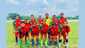 ‘অশ্লীলতার’ অভিযোগ এনে আপত্তি, দিরাইয়ে বন্ধ হলো মেয়েদের প্রীতি ফুটবল ম্যাচ