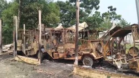 অটোরিকশা চার্জ দেওয়ার সময় গ্যারেজে আগুন, অল্পের জন্য রক্ষা ঘরবাড়িসহ পুরো এলাকা