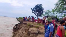 নদী ভাঙনে বদলে যাচ্ছে একটি জেলার মানচিত্র