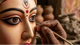 মহালয়ার মাধ্যমে দুর্গাপূজার ক্ষণগণনা শুরু