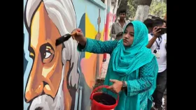 রবীন্দ্রনাথ ঠাকুরের ছবিতে কালি: পূজার আগে উসকানির আশঙ্কা করছে পুলিশ