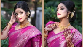 ‘বধূ কোন আলো লাগলো চোখে!’ বধূর সাজে নজর কাড়লেন পরীমণি