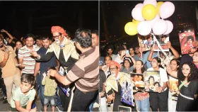 ৮৪ বছরে অমিতাভ বচ্চন, ‘জলসা’র সামনে ভক্তদের উৎসব