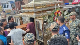 বেনাপোল দিয়ে দেশে ফিরলো ছাত্রলীগ নেতার মরদেহ