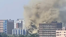 টঙ্গীর চেরাগআলীতে ওষুধ কারখানায় আগুন