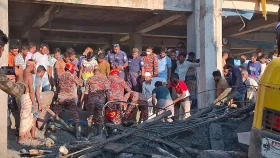 নির্মাণাধীন ভবন ধসে প্রাণ গেলো দুই শ্রমিকের 