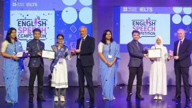 ব্রিটিশ কাউন্সিলের ইংরেজি বক্তব্যে বিজয়ী উমাইজা ও জাইমা
