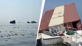 হরমুজে ভাসছে আইফোন ও দামি পারফিউম, কোথা থেকে এলো এসব?