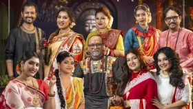 বিপ্লব সাহার পরিকল্পনা ও পরিচালনায় ‘পূজো বাড়ির গান’