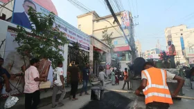 ৯ মাসেও হয়নি, প্রধানমন্ত্রীর সফর ঘিরে পাঁচ দিনেই ৯ কোটি টাকার সড়ক সংস্কার