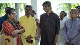 বিজয়া দশমীতে জগন্নাথ হল মন্দিরে গণসংহতি আন্দোলনের নেতাদের শুভেচ্ছা বিনিময়