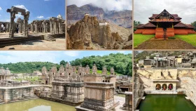 কোথাও ঝুলন্ত স্তম্ভ, কোথাও ১৩ তলা সিঁড়ির বিস্ময়