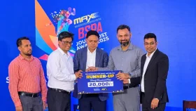 ম্যাক্স-বিএসপিএ জার্নালিস্ট অ্যাওয়ার্ড পেলেন বাংলা ট্রিবিউনের তানজীম আহমেদ