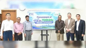 টেলিটকের ৭০০ মেগাহার্টজ ব্যান্ডে ফোর-জি সম্প্রসারণে জেডটিইকে কার্যাদেশ