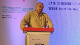 নারীর সচ্ছলতা ও স্বনির্ভরতাকে অগ্রাধিকার দিচ্ছে সরকার: মাহ্দী আমিন