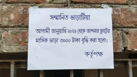 জানুয়ারির আগেই বাসা ভাড়া বৃদ্ধির নোটিশ, কপালে চিন্তার ভাঁজ