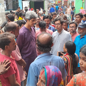 হরিজনদের উচ্ছেদ বন্ধের দাবি গণসংহতির