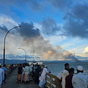 নাফ নদ যেন সীমান্তের বাসিন্দাদের ‘রক্ষাকবচ’