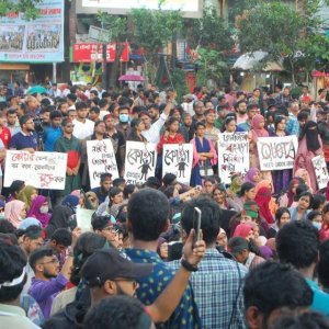 শেখ হাসিনার ভাষণের সময় জুলাই অভ্যুত্থানের ছবি-ভিডিও প্রদর্শন কর্মসূচি